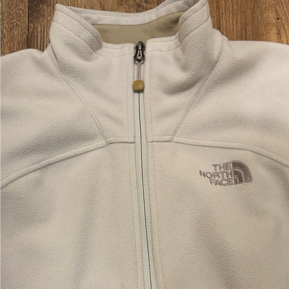 The North Face Cream Fleece Windwall Jacket